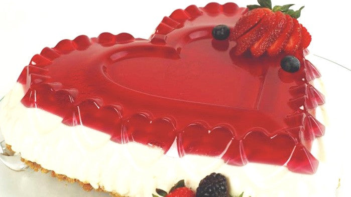 Ostekake med gelé