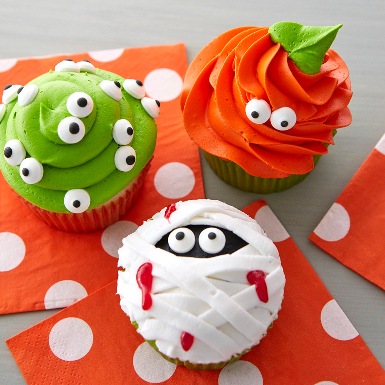 Halloween Monster Cupcakes