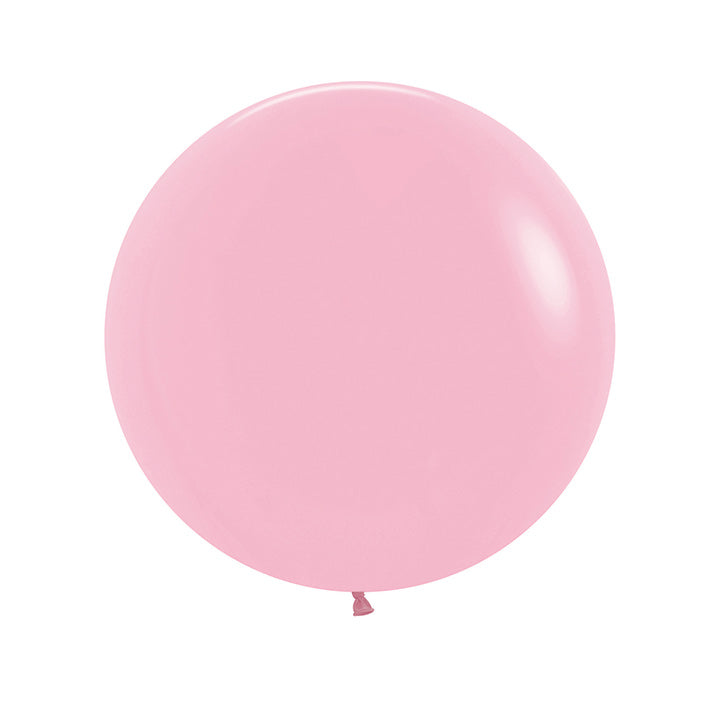 Ballonger Rosa Fashion Runde 60cm, 10 PK