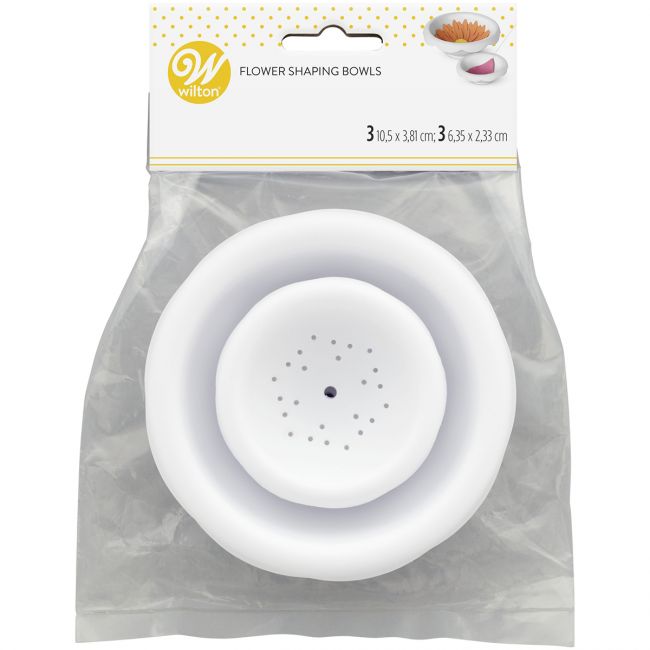 Flower shaping bowls, set of 6