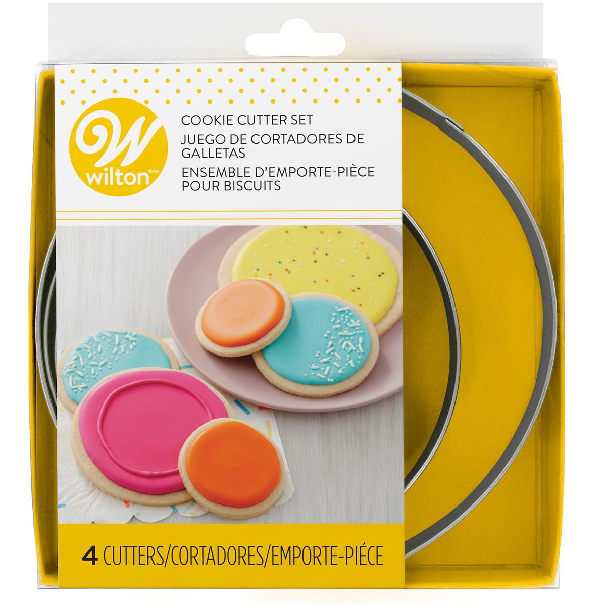 Utstikkersett Runde, 4 pc Wilton