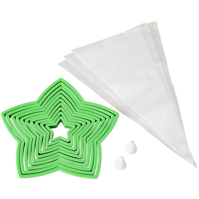 Utstikker-dekorasjonssett Juletre 15 dl Wilton 2