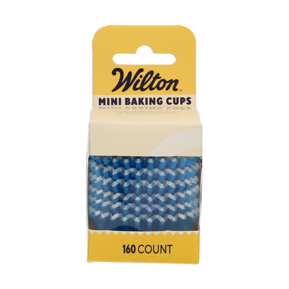 Wilton Mini Metallic Muffinsformer Blå 160 stk