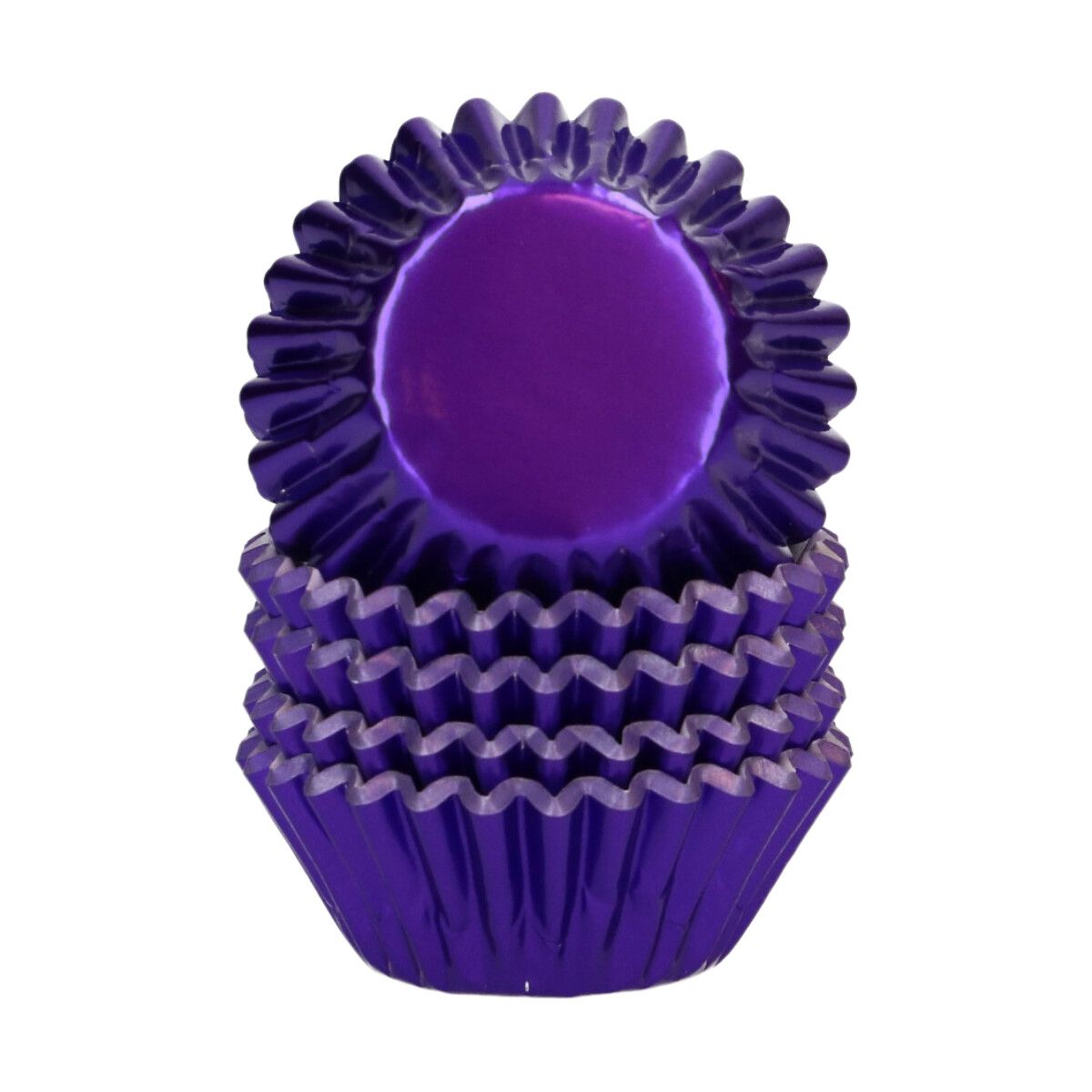 Wilton Mini Metallic Muffinsformer Lilla 160 stk