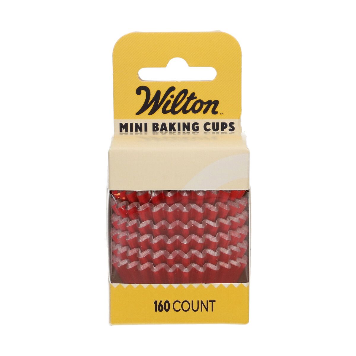 Wilton Mini Metallic Muffinsformer Rød 160 stk