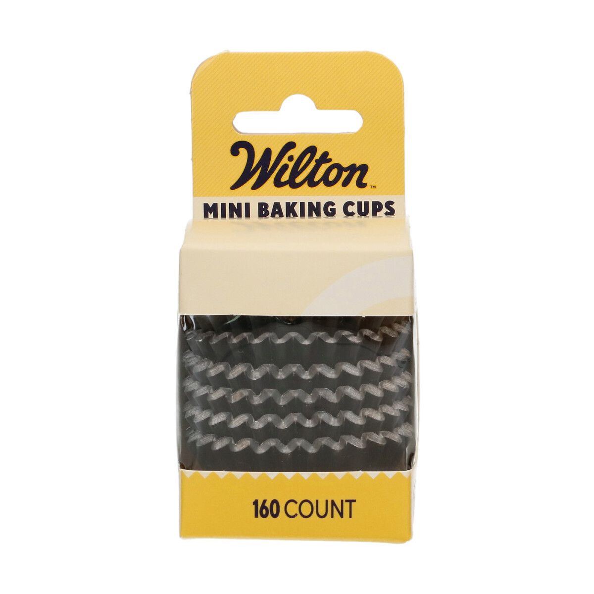 Wilton Mini Metallic Muffinsformer Sort 160 stk