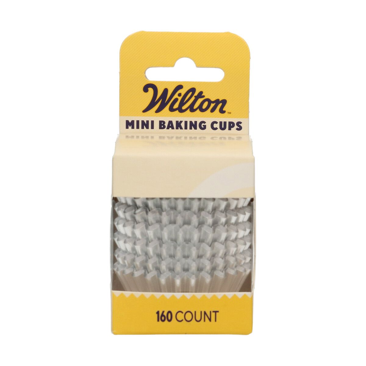 Wilton Mini Metallic Muffinsformer Sølv 160 stk