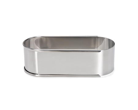 Kakering oval justerbar 16 - 21 cm, B 6,5 cm, Stål