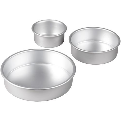 Kakeform Rund, sett 3 stk, 10,15,20 cm 2