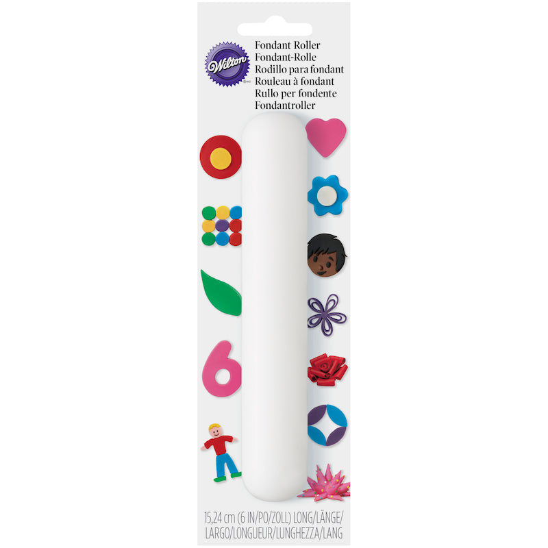 Fondant Rullepinne 15 cm i plast