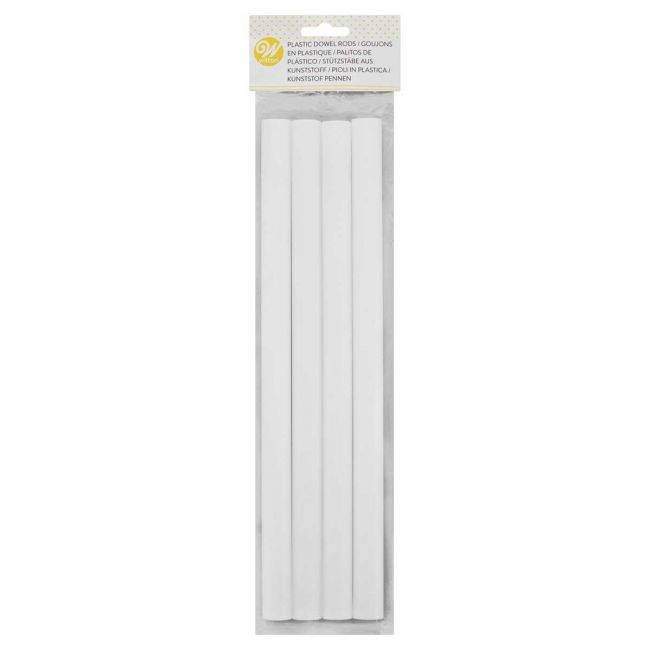 Pilar plastikk Dovel Rods, 4 stk Wilton