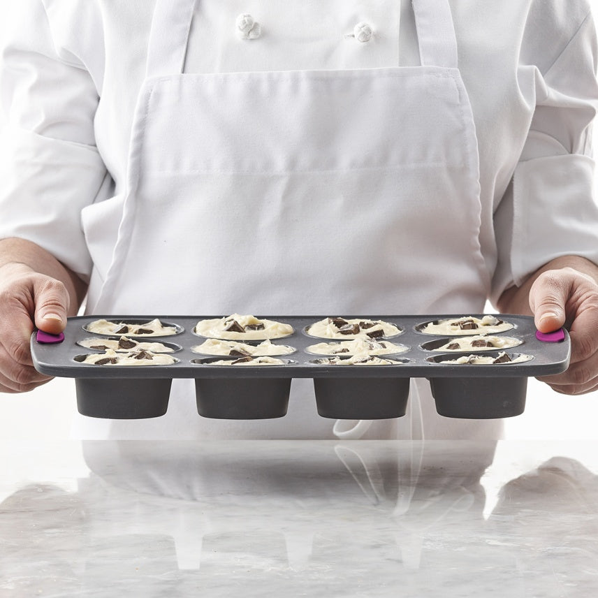 Muffinsbrett i silikon Trudeau, 12 hull 4