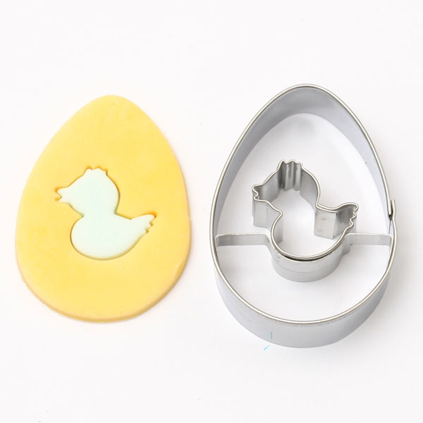 Utstikker Egg med Kylling 5,5 x 4 cm