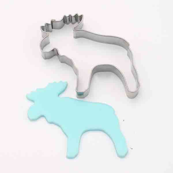 Utstikker Elg 15 x 13 cm 2