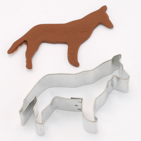 Utstikker Hund Schafer 8 x 5 cm