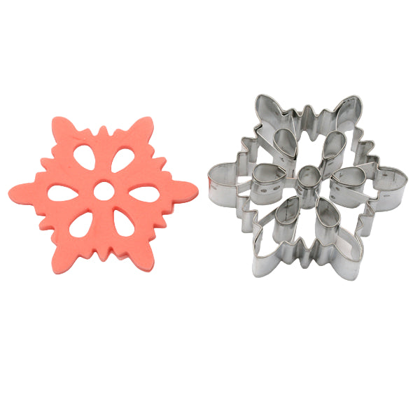 Utstikker Snøkrystall 8 cm