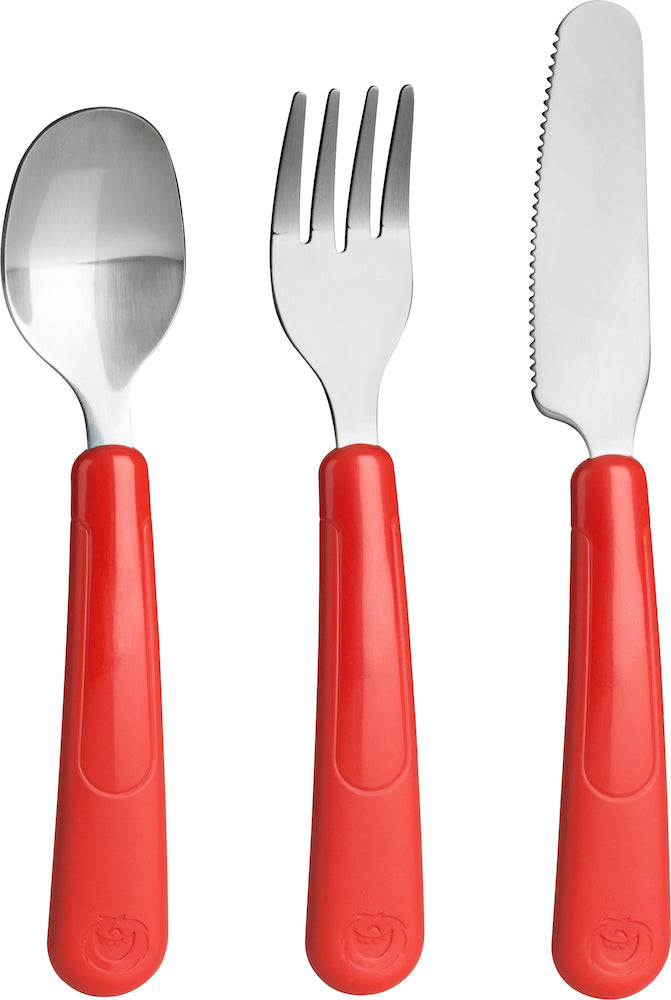 Barnebestikk skje, kniv og gaffel, set av 3 deler 2
