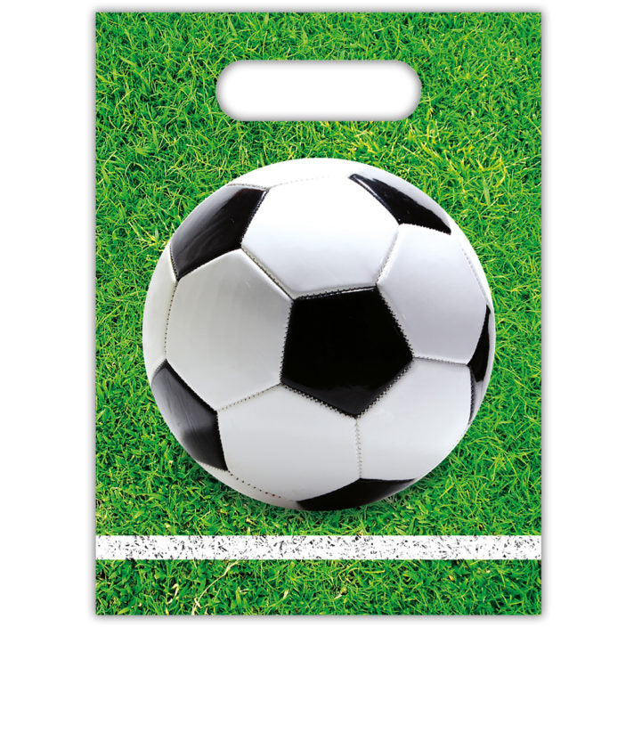 Gavepose i plast Fotball, 6 stk Procos