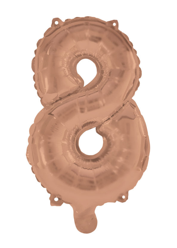 Ballong Rosegull Folie #8, 94cm