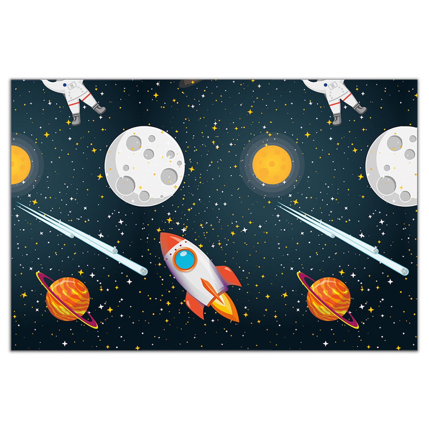 Plastduk Romfart 120x180cm