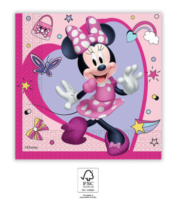 Papirservietter Minnie Junior 20 stk, 33x33cm