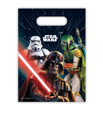 Gavepose i plast Star Wars Galaxy, 6 stk