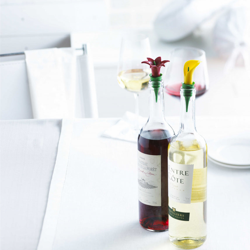 Kork for flasker med Blomster 3