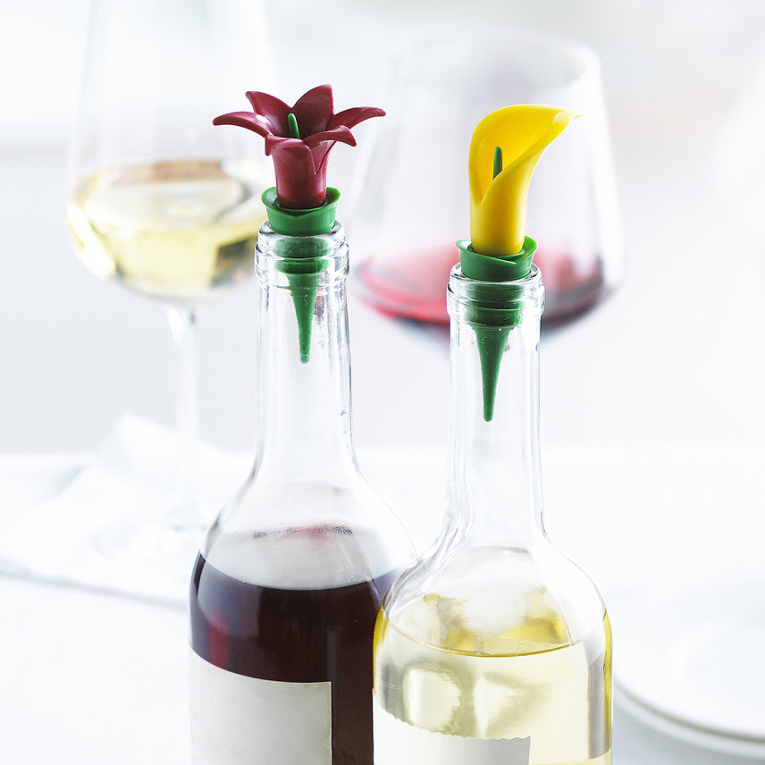 Kork for flasker med Blomster 4