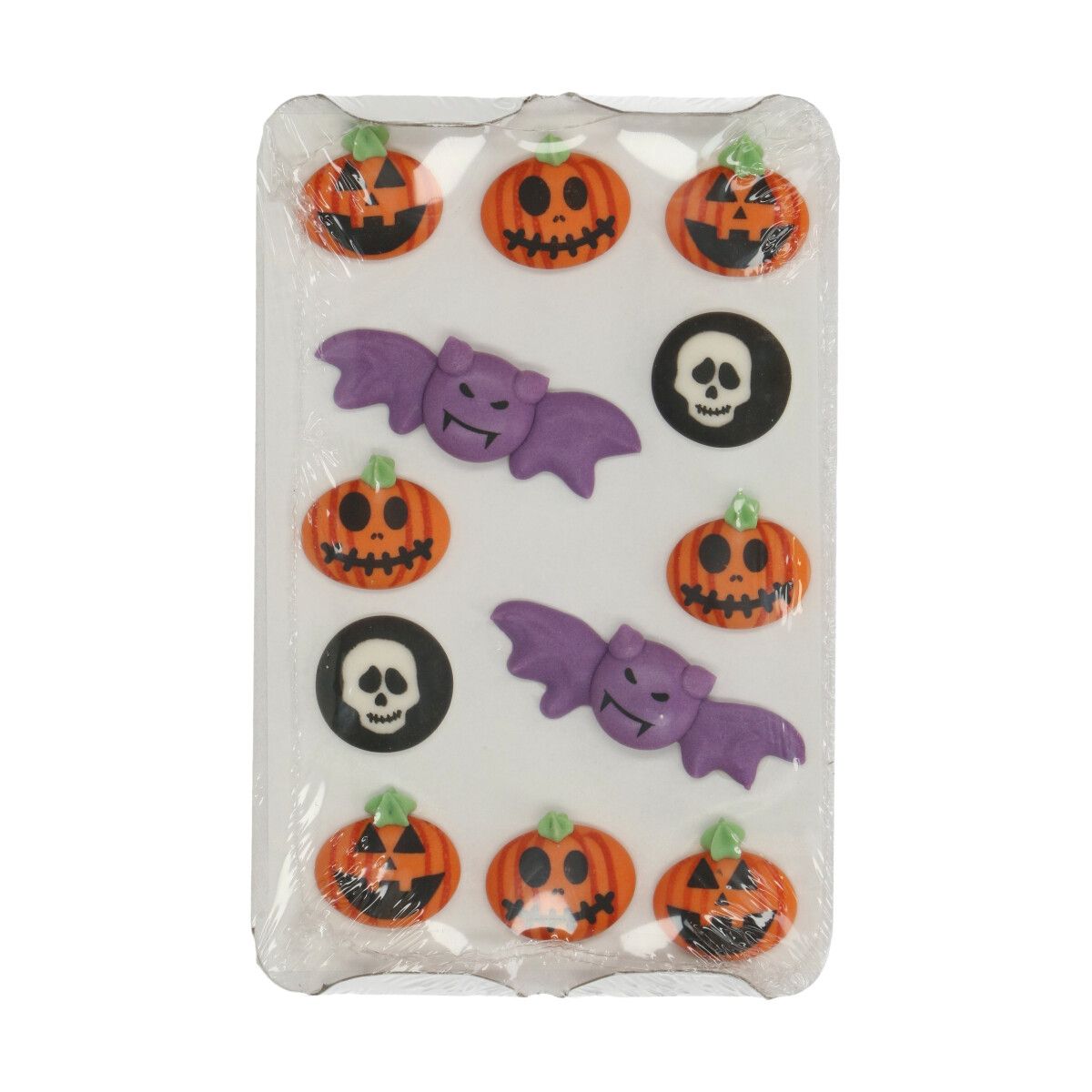 Kakepynt Halloween Royal Icing 12 stk 2