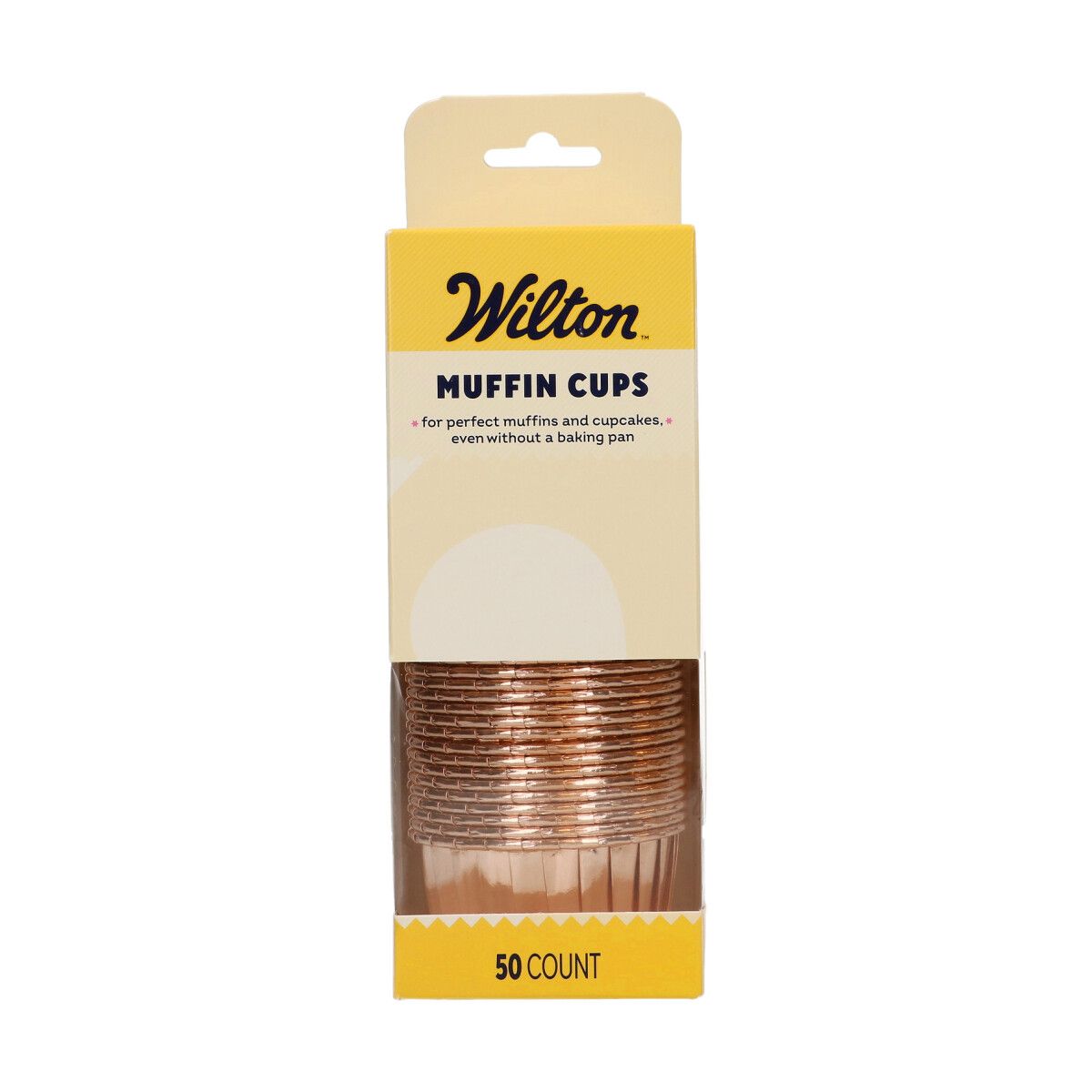Wilton Muffinsform Kopp Vintage Gold 50stk