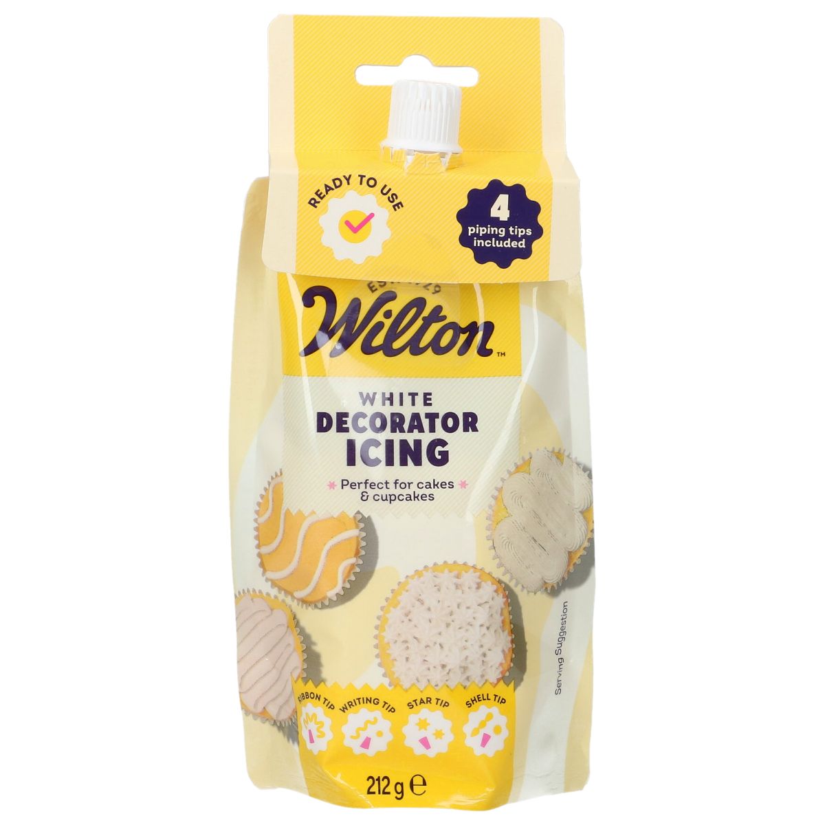 Wilton Pynteglasur Icing Hvit 212g