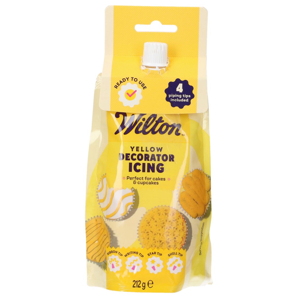 Wilton Pynteglasur Icing Gul 212g