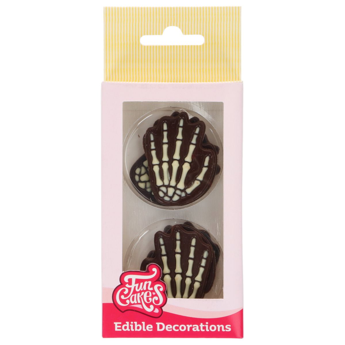 FunCakes Kakepynt Sjokolade Skjeletthender 6stk