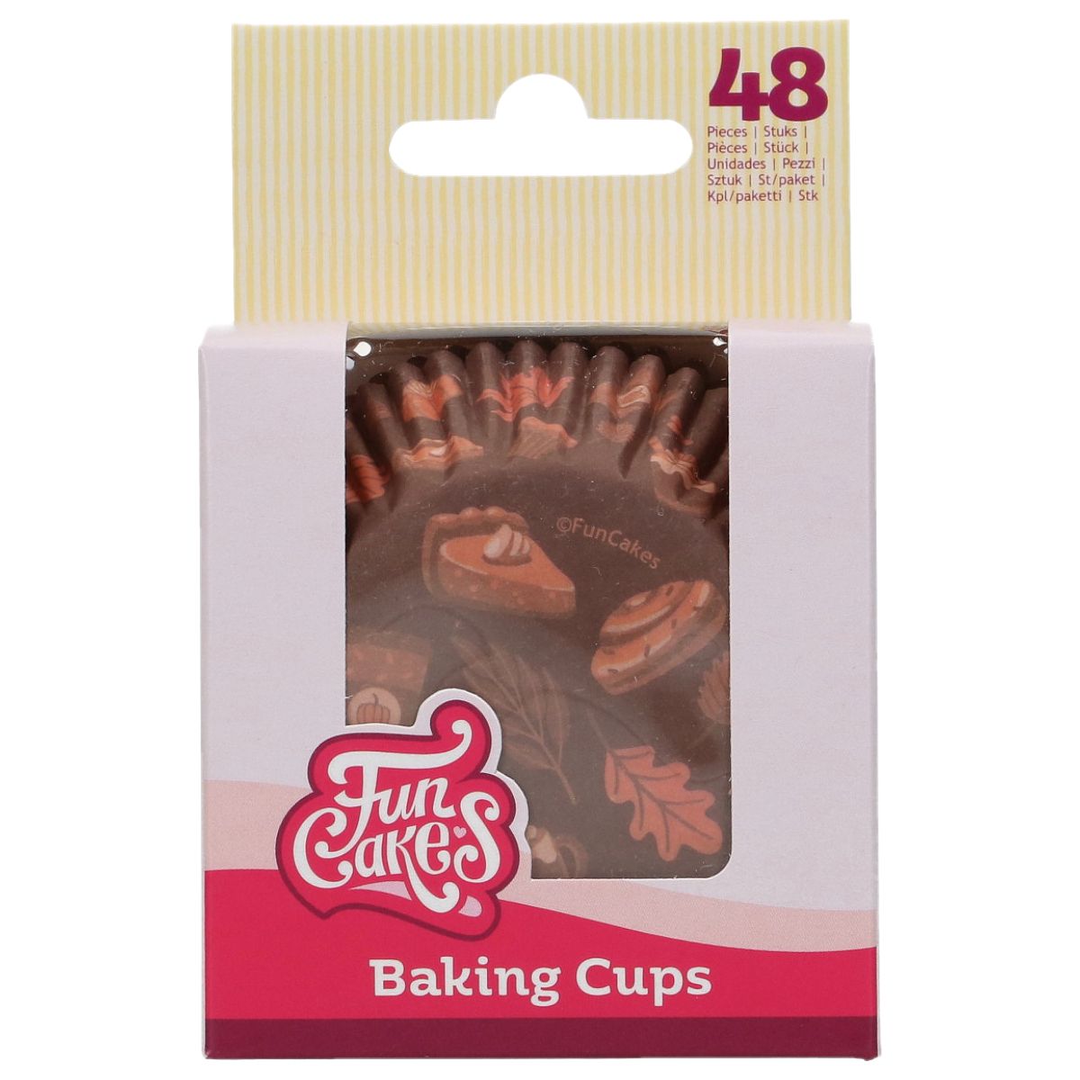 FunCakes Muffinsform Høstblader 48stk
