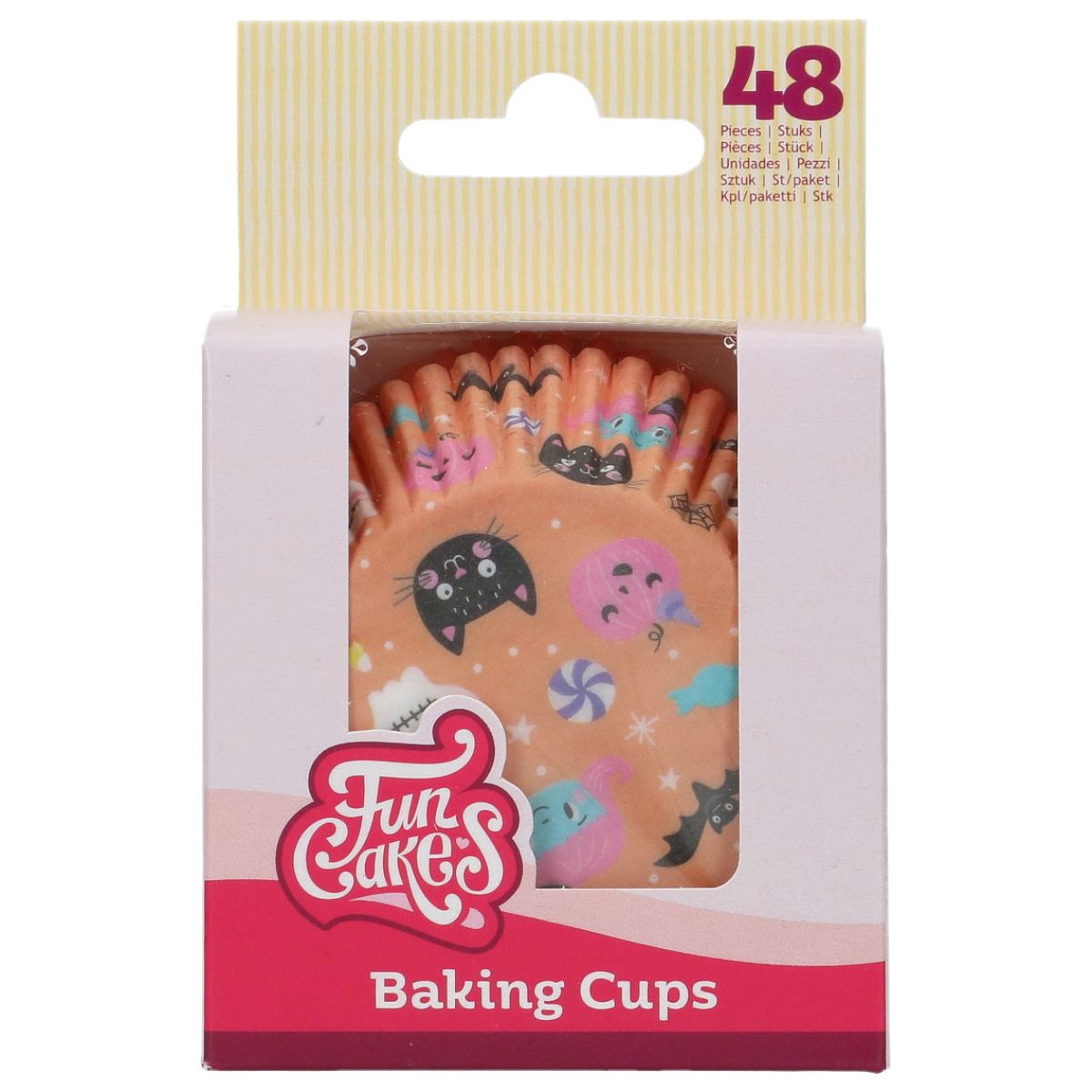FunCakes Muffinsform Halloween Søte Monstre 48stk