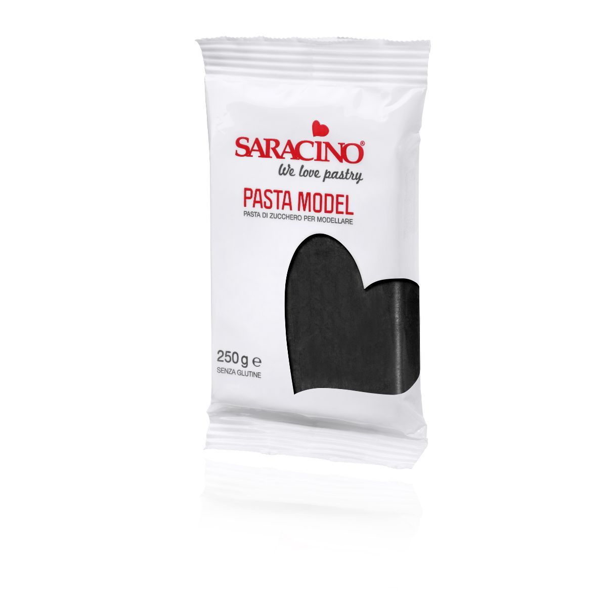 Saracino Modelleringspasta Sort 250g