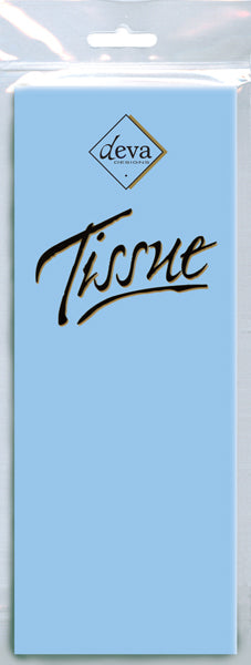 Silkepapir Lysblå 4 ark