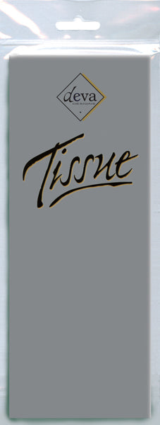 Silkepapir Sølv metallic 4 ark