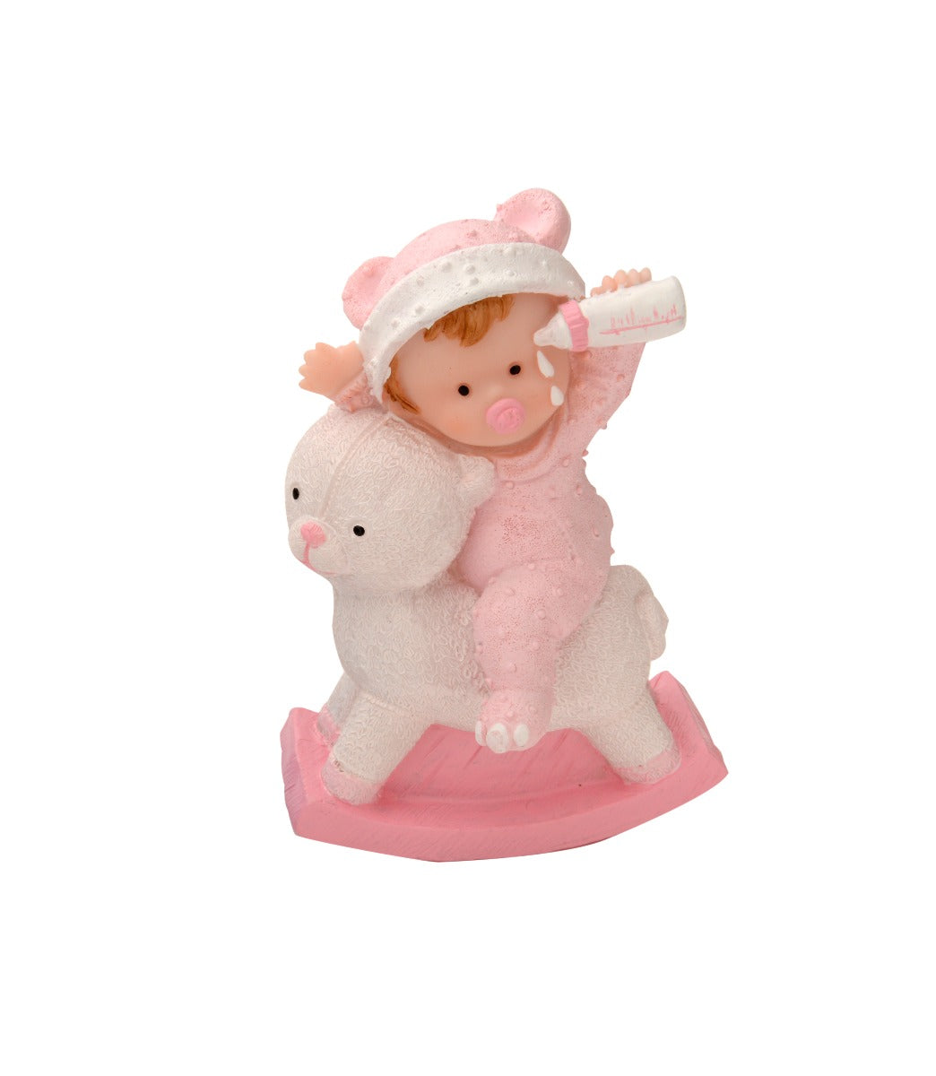 Baby Gyngehest Rosa 10,5cm