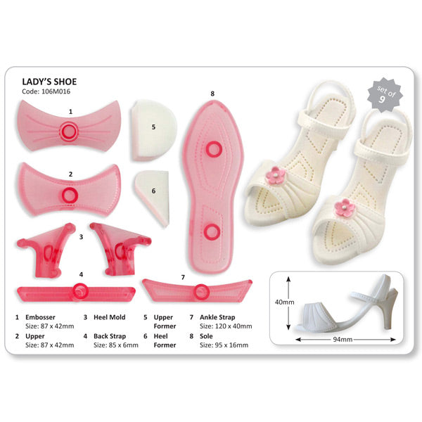 Utstikker sett Ladies Shoe 9dl PME