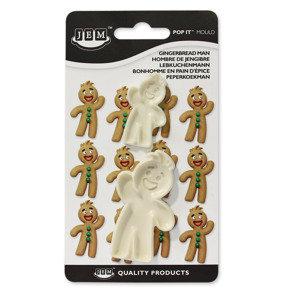 Mønsterform Pepperkakemann, 2 deler