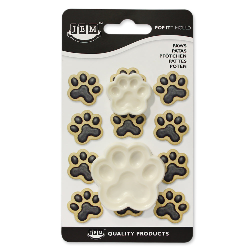 Mønsterform Hundepoter, 2 deler