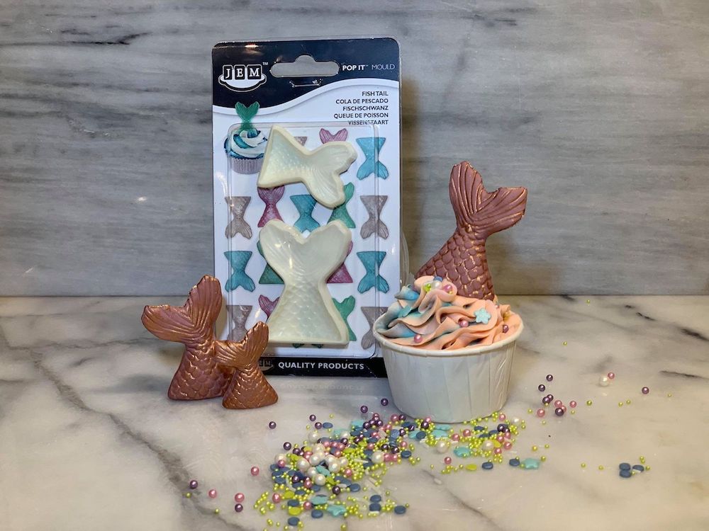 Mønsterform Fish tail, Havfruehaler, 2 deler 4