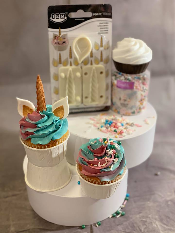 Mønsterform Unicorn, Enhjørning, 3 deler 4