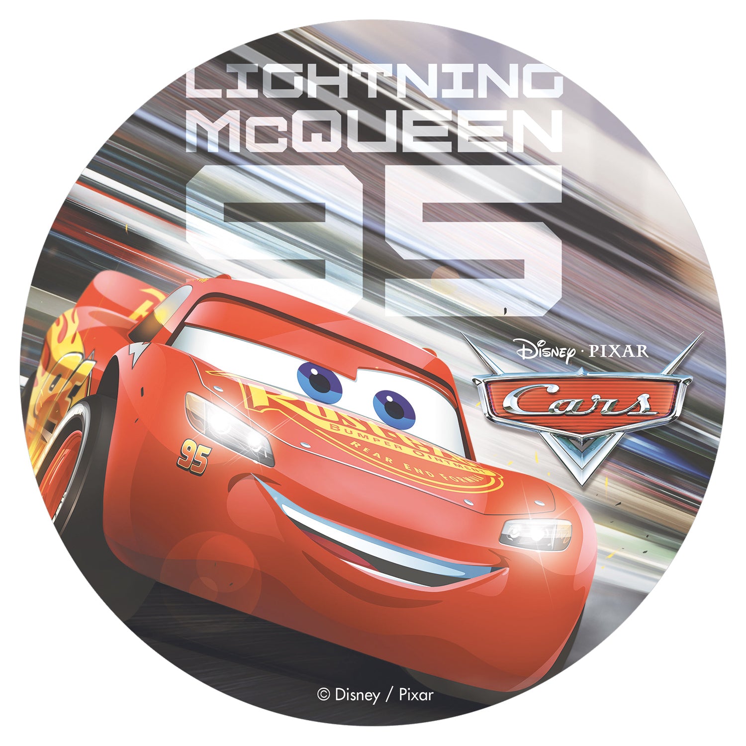 Kakebilde Wafer Cars 20 cm