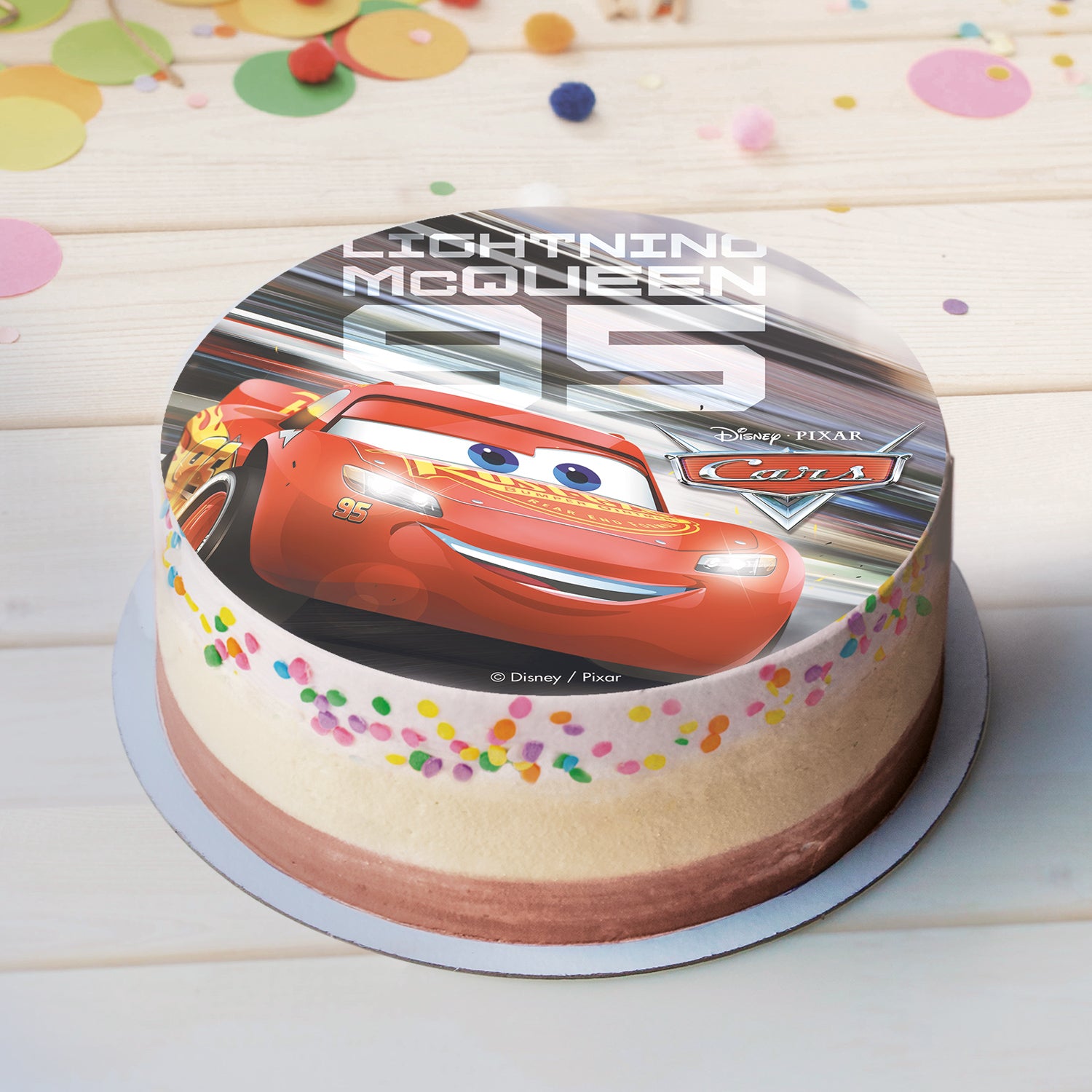 Kakebilde Wafer Cars 20 cm 2