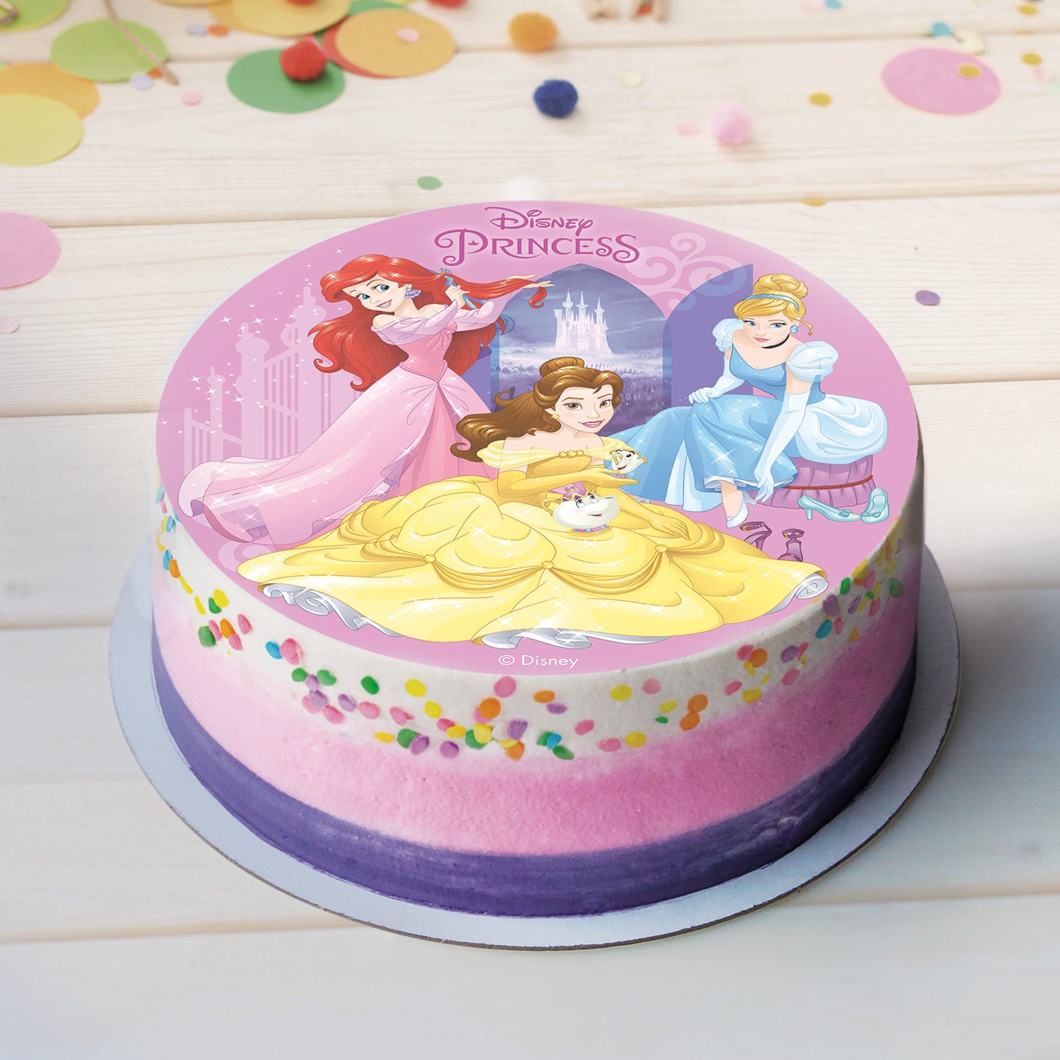 Kakebilde Disneyprinsesser 20 cm 2