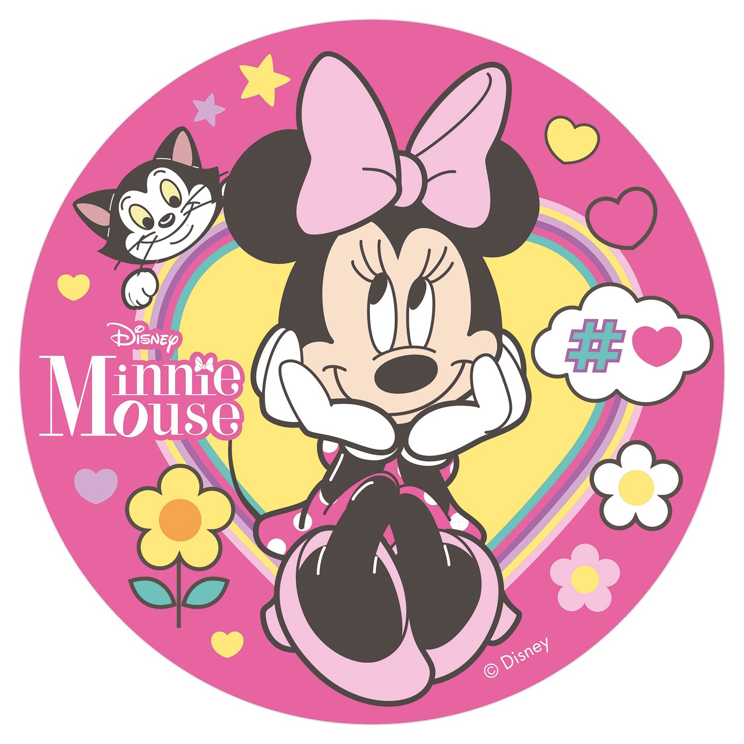 Kakebilde Wafer Minnie 20 cm