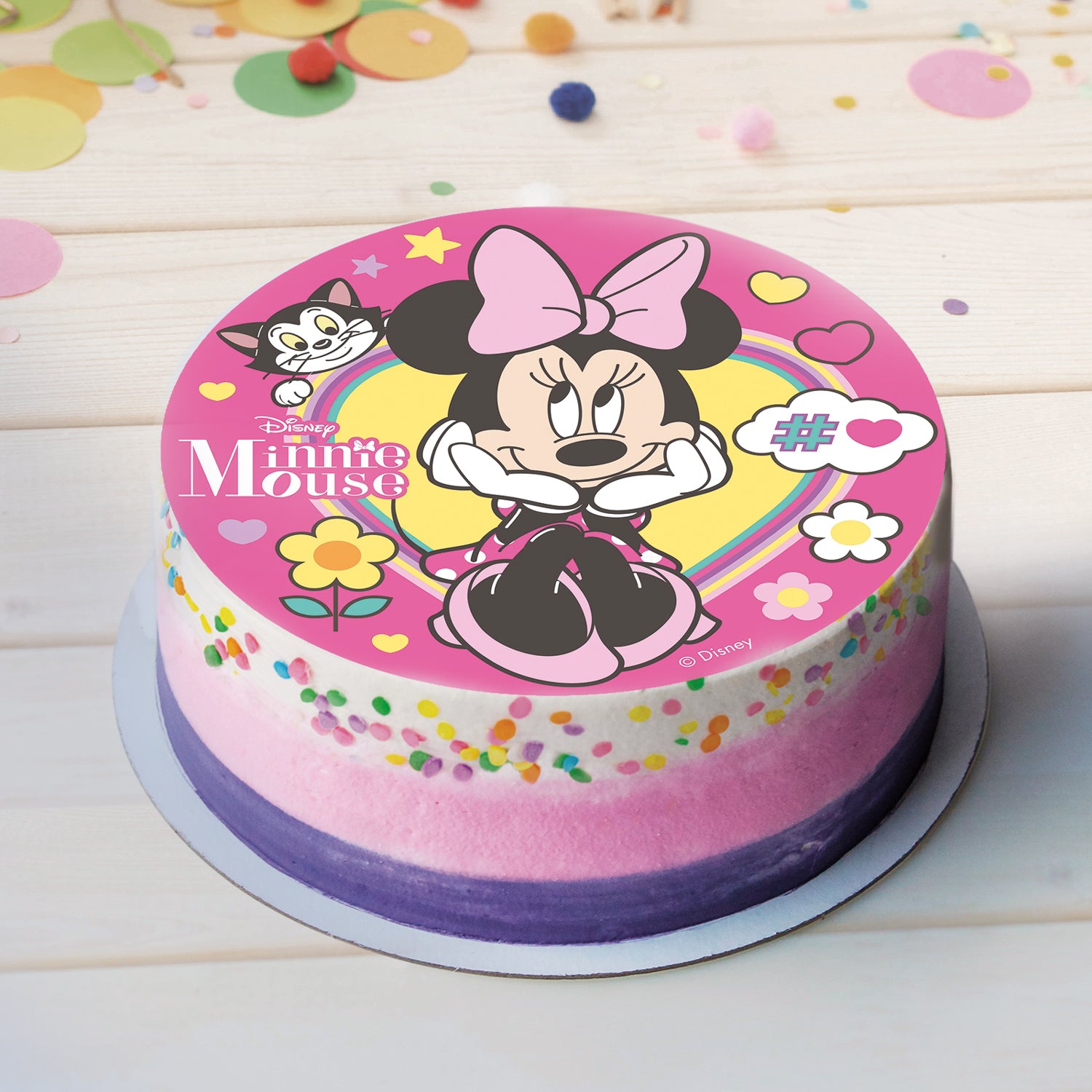 Kakebilde Wafer Minnie 20 cm 2