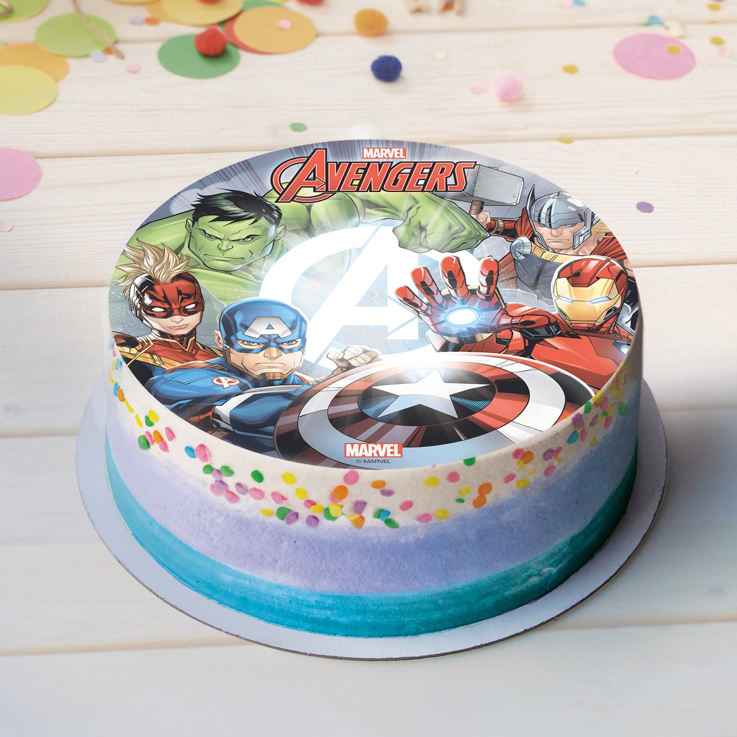 Kakebilde Wafer Avengers 20 cm 2